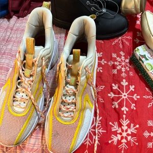 Stylish Men’s Shoes with Yellow Accents